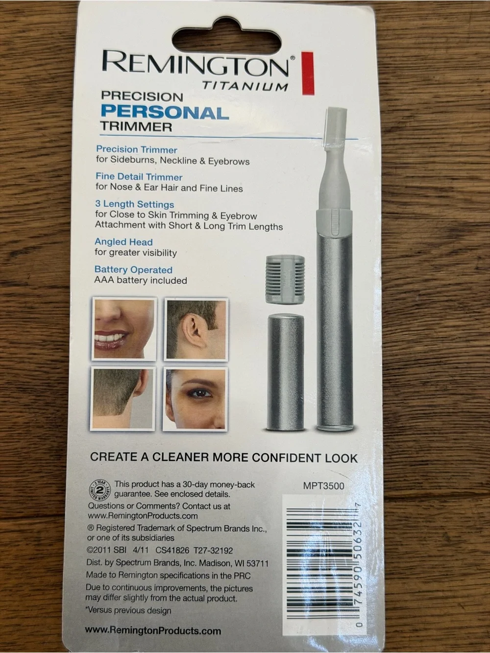 Remington Silver Titanium Precision Personal Trimmer - Silver & Black